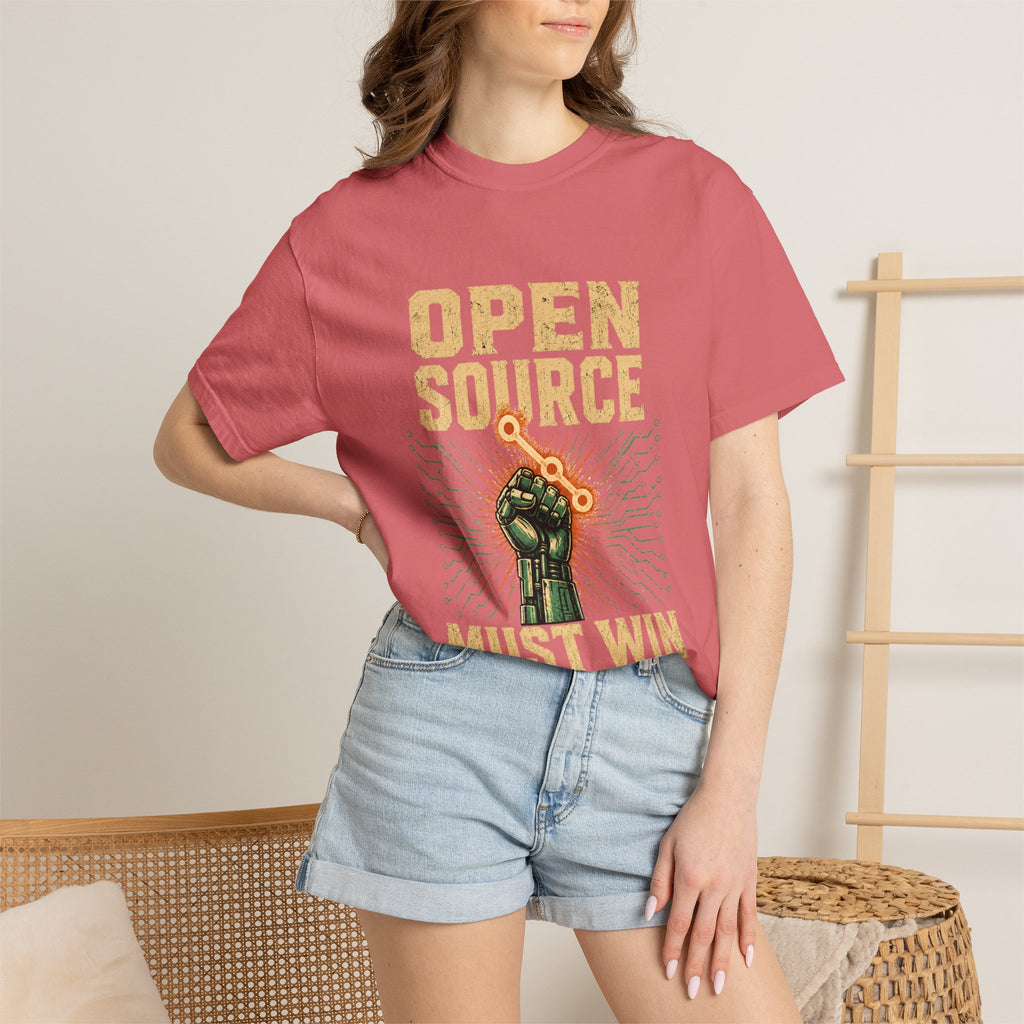 Open Source Must Win — Garment-Dyed Tee
