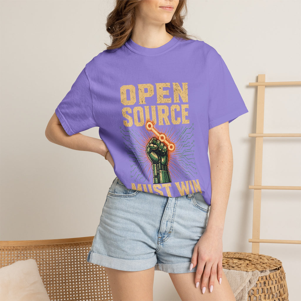 Open Source Must Win — Garment-Dyed Tee