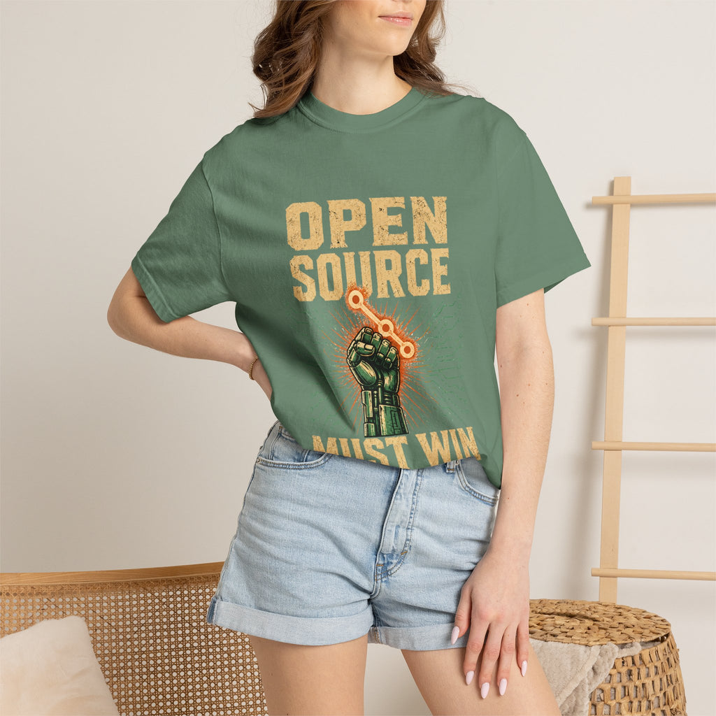 Open Source Must Win — Garment-Dyed Tee