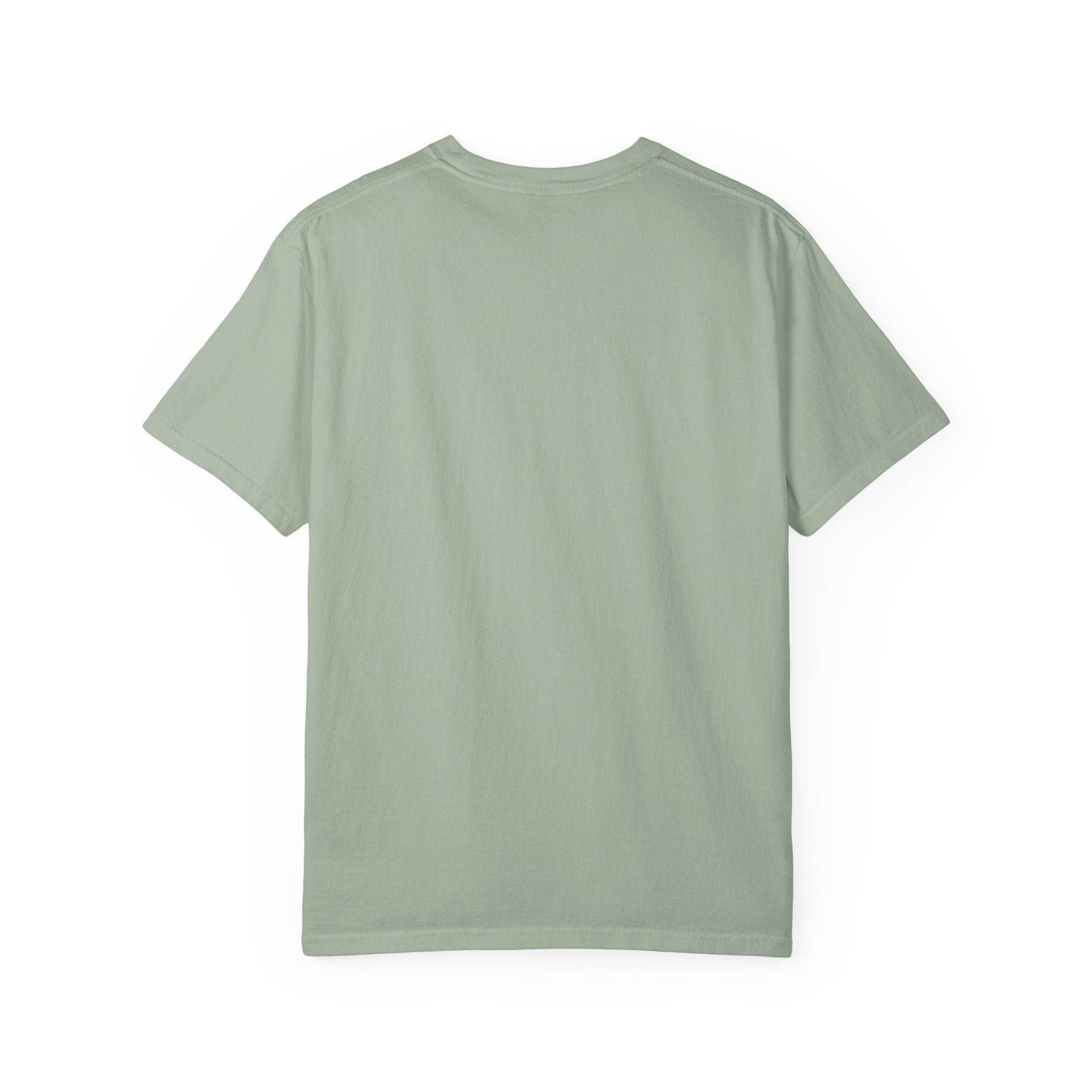 Open Source Must Win — Garment-Dyed Tee — Open Source Must Win — robotic fist holding a git branch, vintage propaganda style