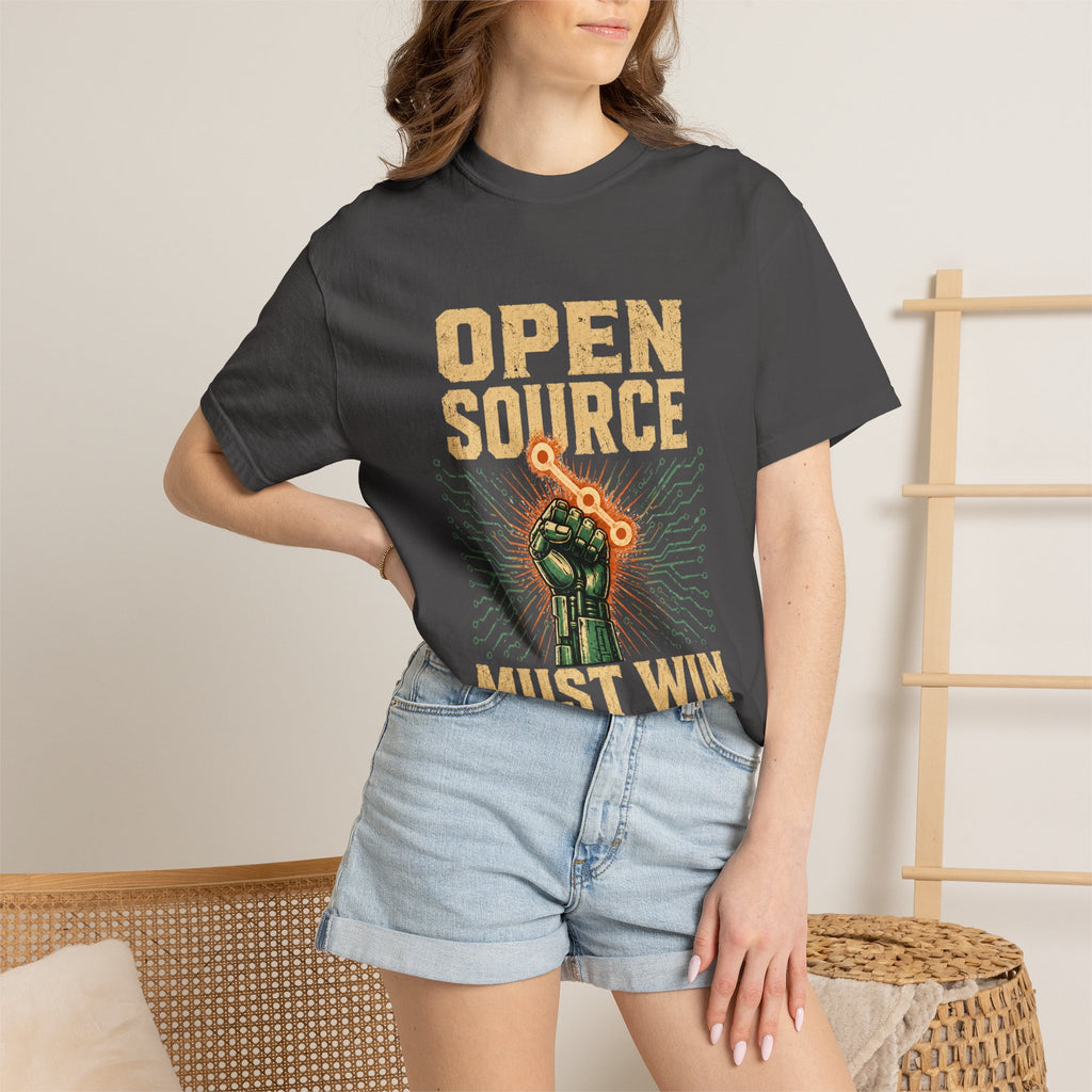 Open Source Must Win — Garment-Dyed Tee