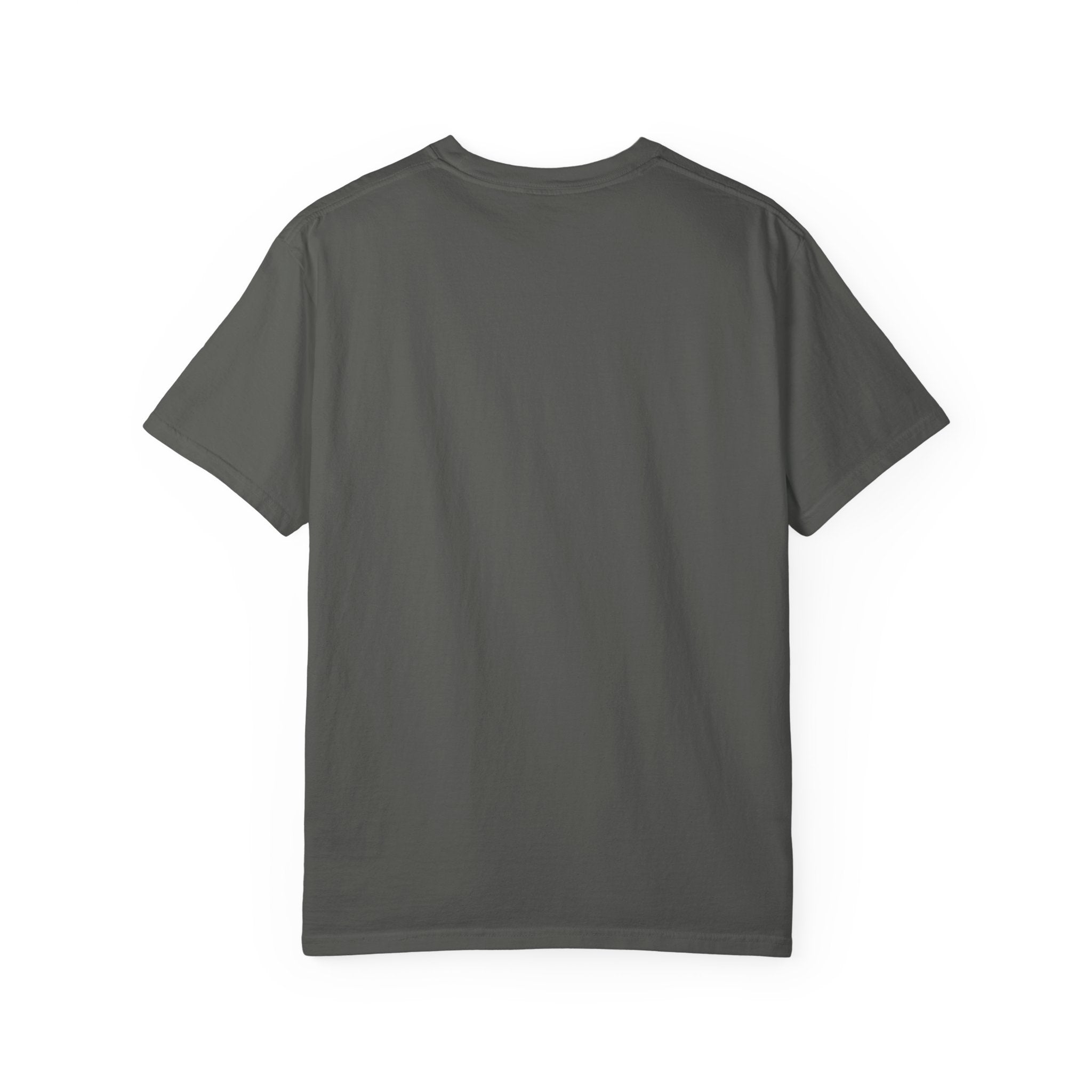 Open Source Must Win — Garment-Dyed Tee — Open Source Must Win — robotic fist holding a git branch, vintage propaganda style