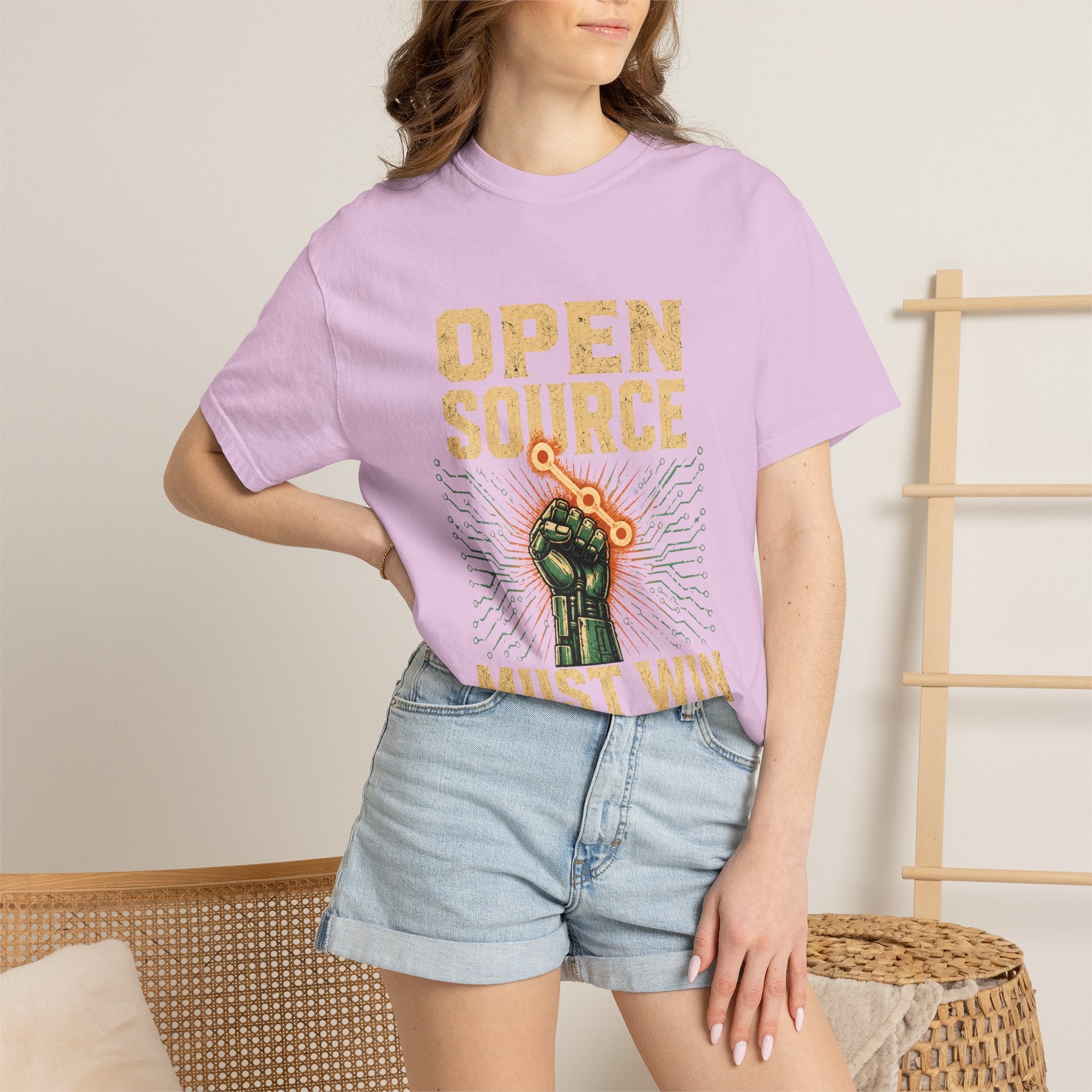Open Source Must Win — Garment-Dyed Tee