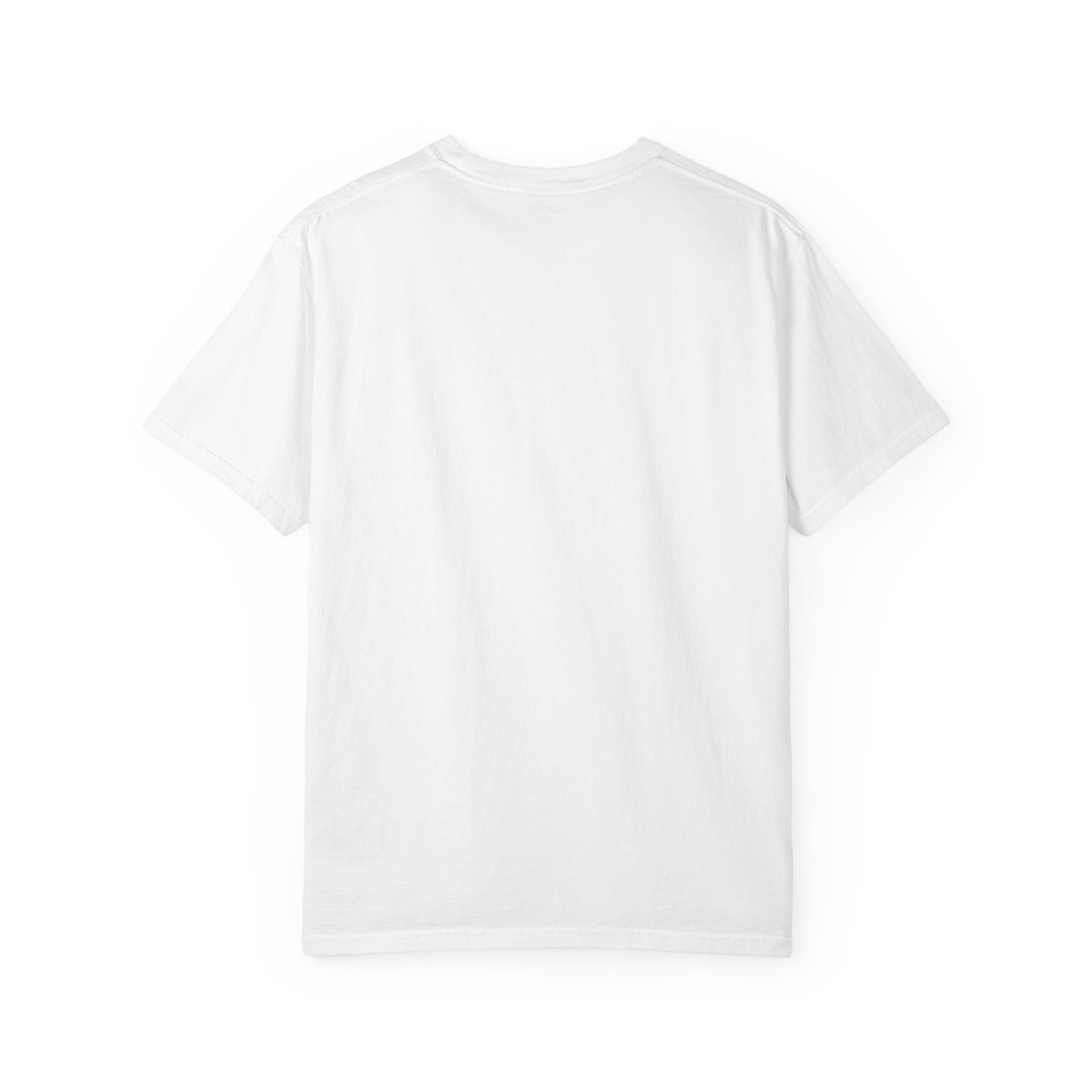 Open Source Must Win — Garment-Dyed Tee — Open Source Must Win — robotic fist holding a git branch, vintage propaganda style