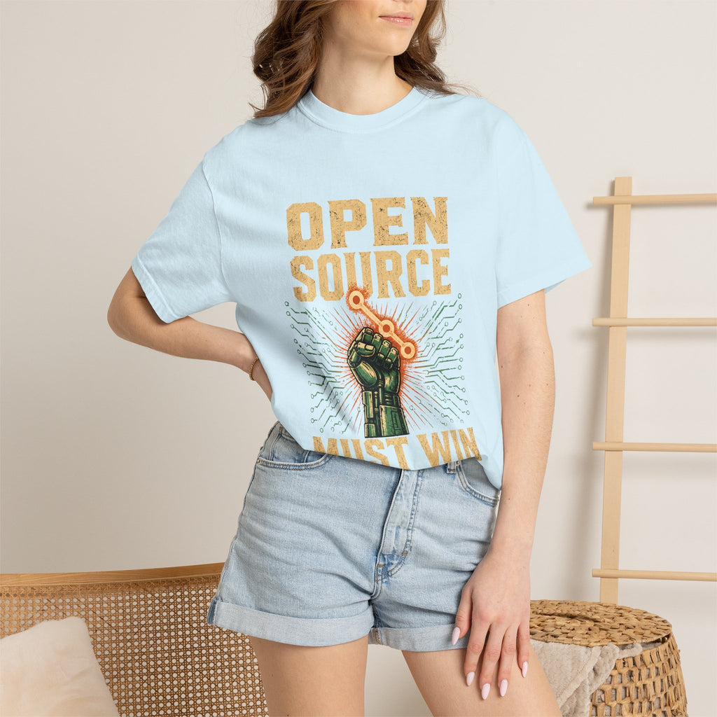 Open Source Must Win — Garment-Dyed Tee