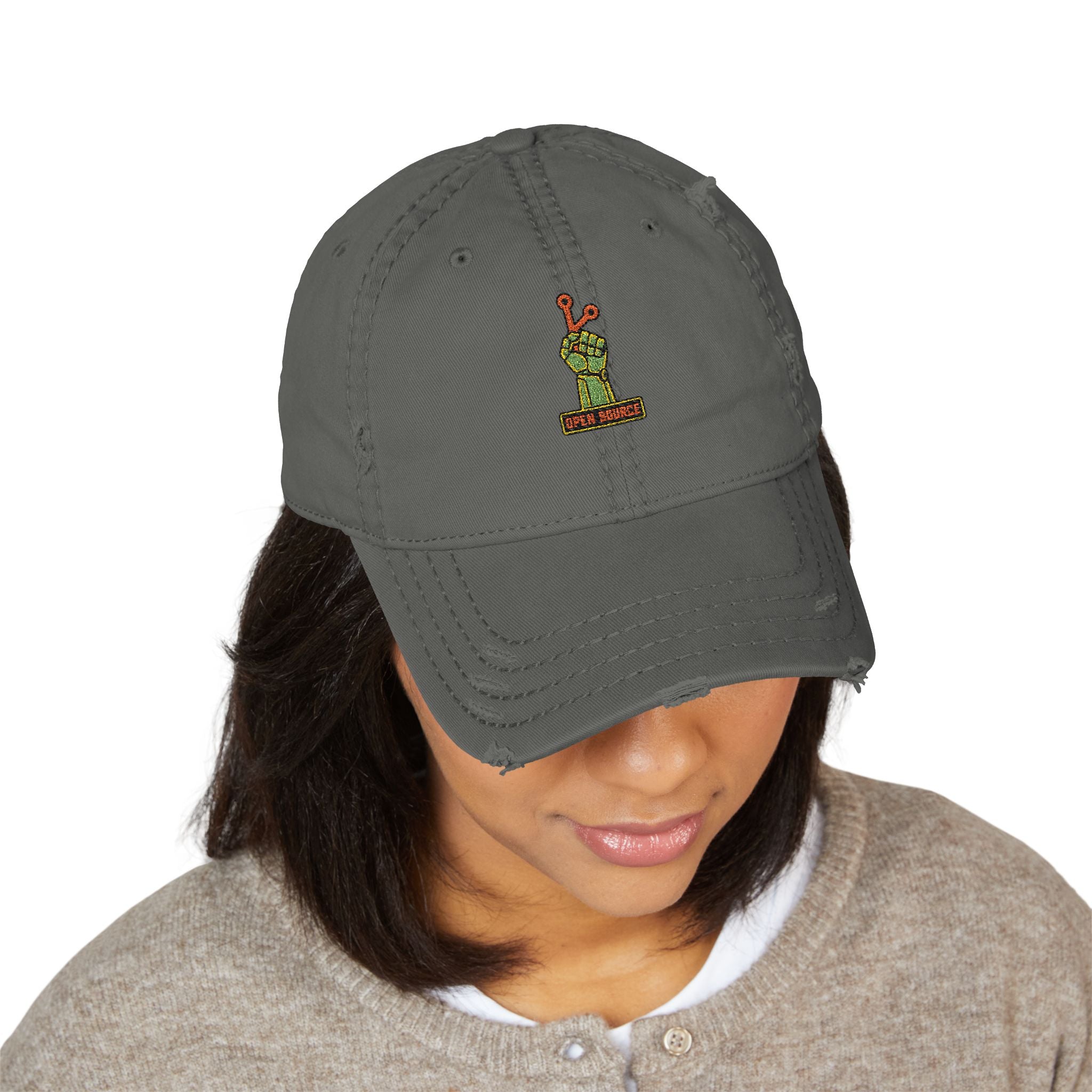 Open Source — Embroidered Dad Cap