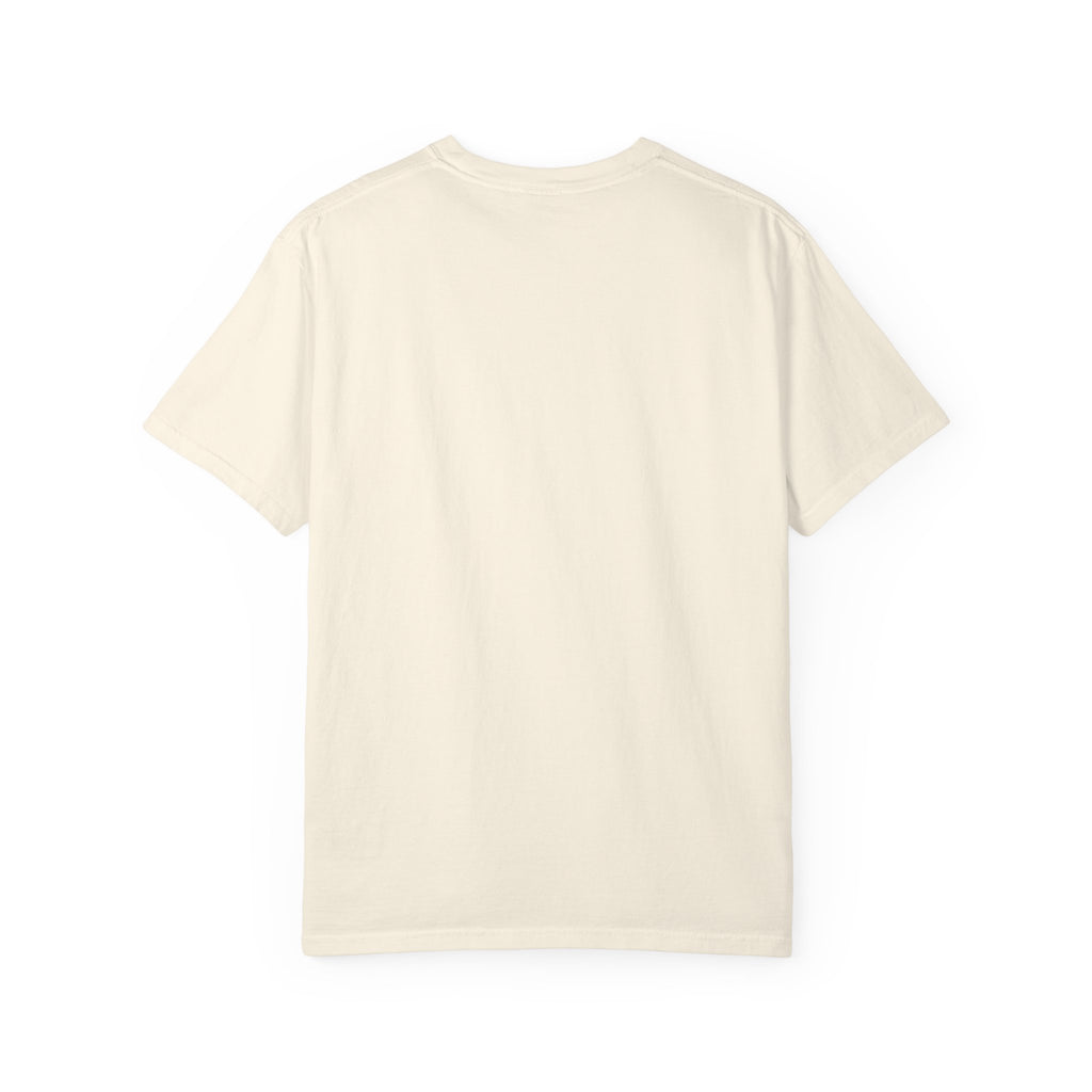 Open Source Must Win — Garment-Dyed Tee — Open Source Must Win — robotic fist holding a git branch, vintage propaganda style
