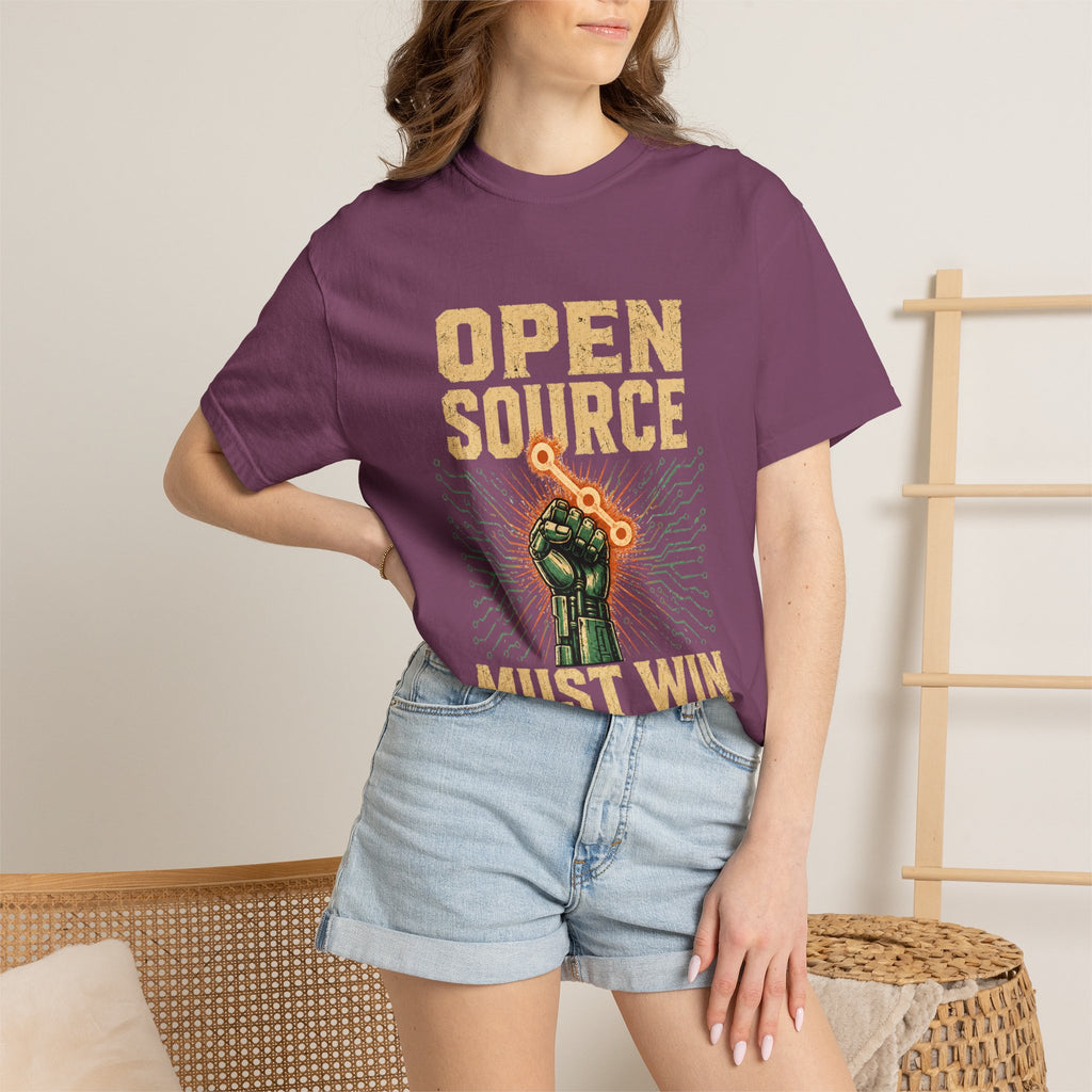 Open Source Must Win — Garment-Dyed Tee