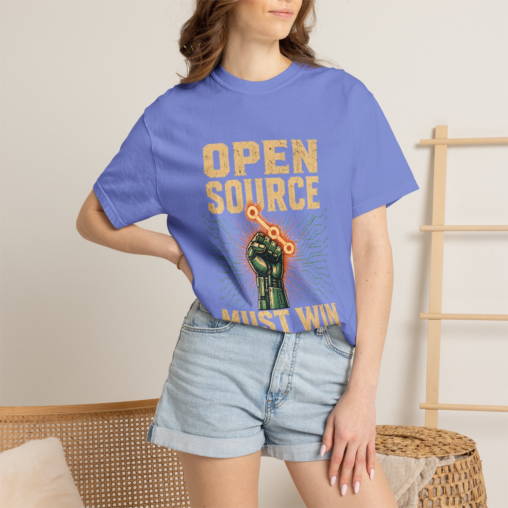 Open Source Must Win — Garment-Dyed Tee
