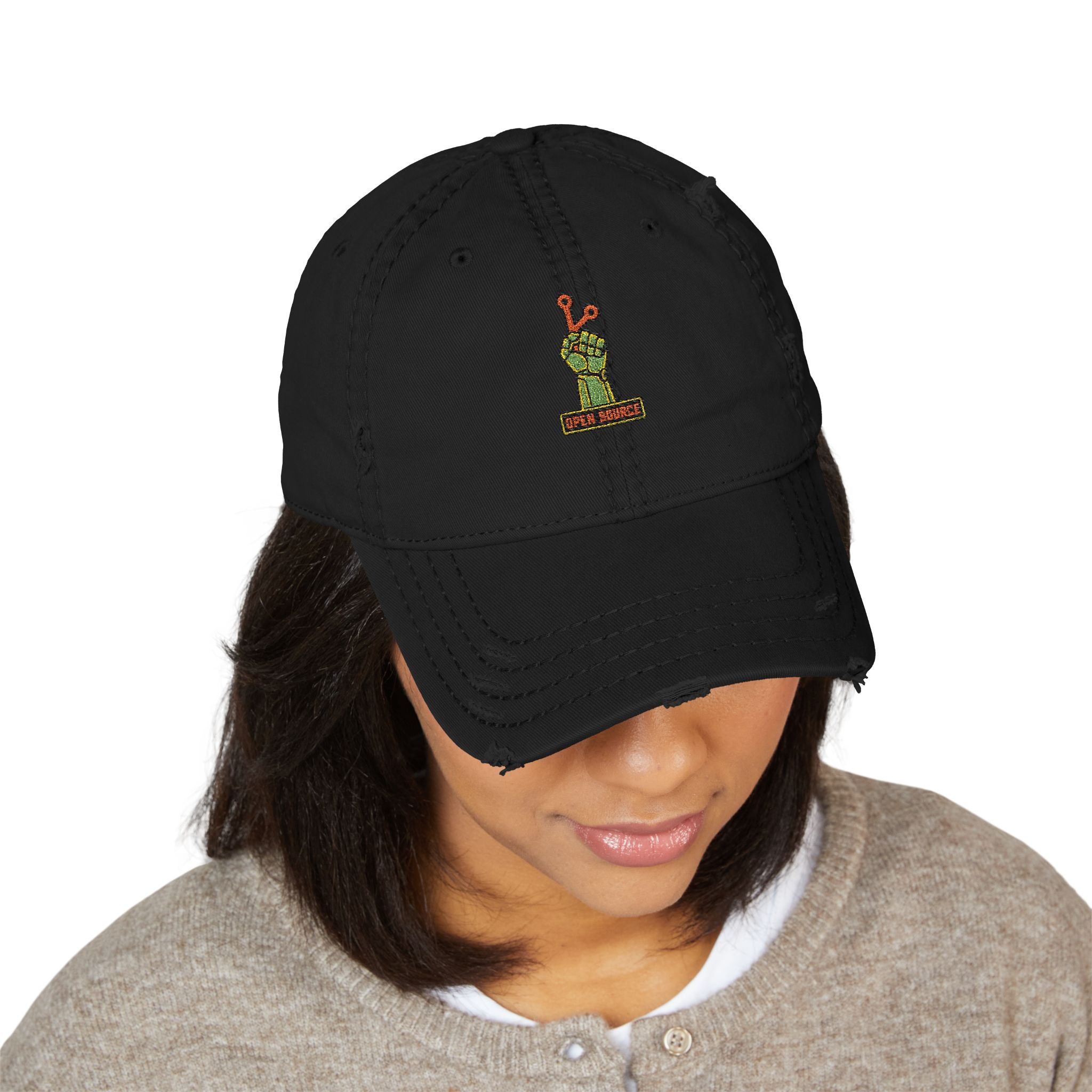 Open Source — Embroidered Dad Cap