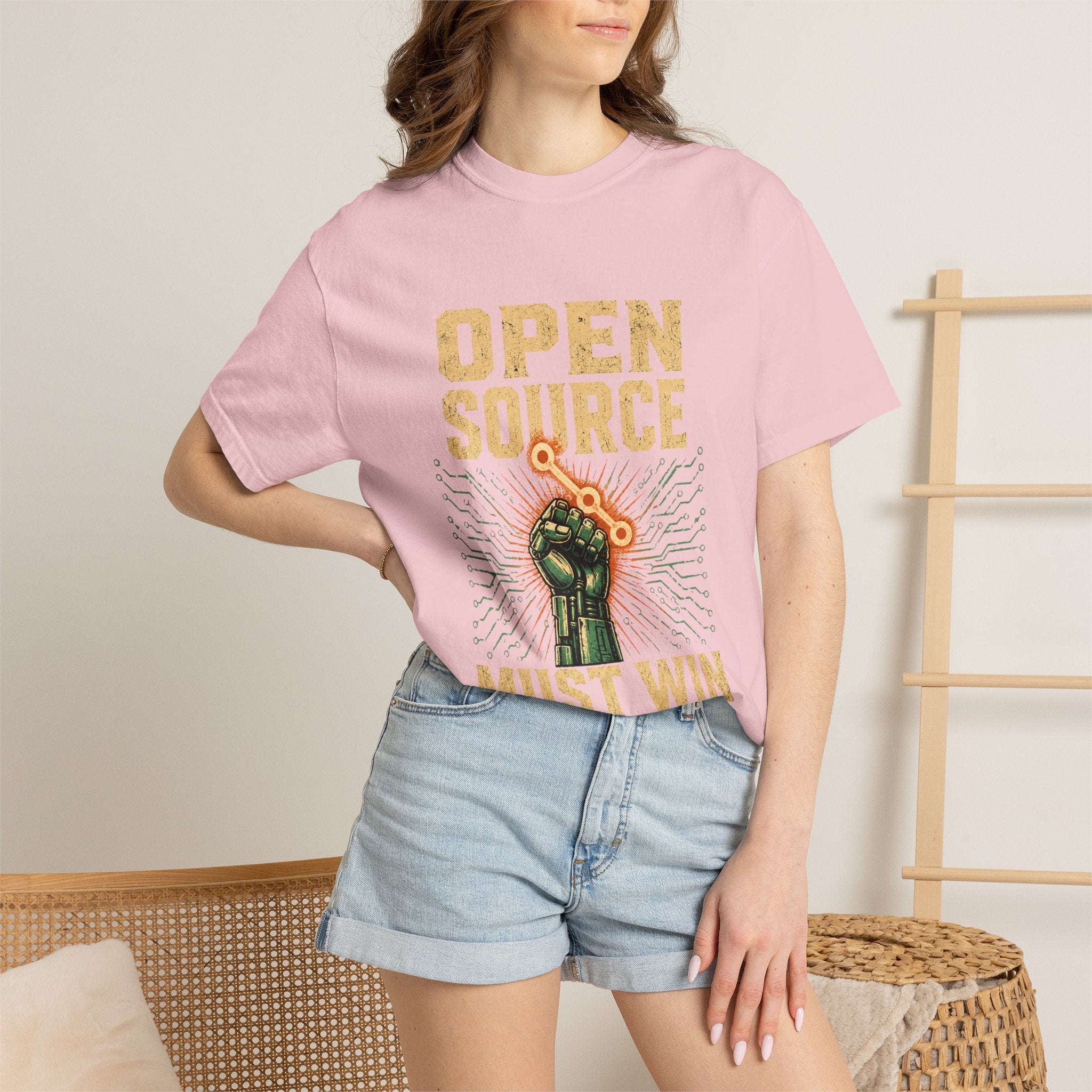 Open Source Must Win — Garment-Dyed Tee